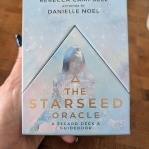 The Starseed Oracle Deck - Pastel Blue Gold Lettering